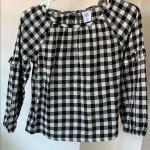 baby Gap buffalo print blouse